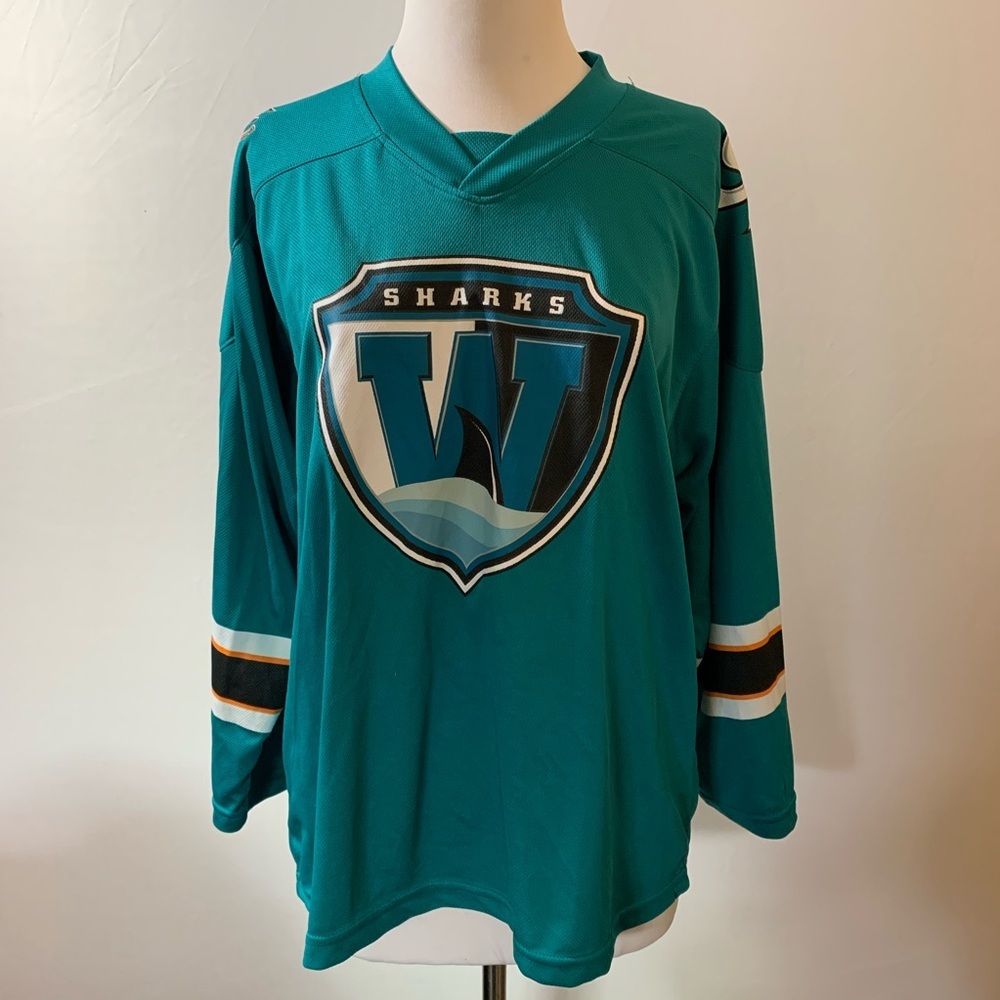 FRANKLIN GROUP San Jose Sharks Jersey Size M